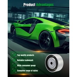 SCITOO Idler Pulley Assembly Compatible with 2007 For Lexus ES350,2005 2006 For Lexus GS300,2007-2011 For Lexus GS350,2006-2012 For Lexus IS250 1660431020 166040P011 419651 89158 36173 49127