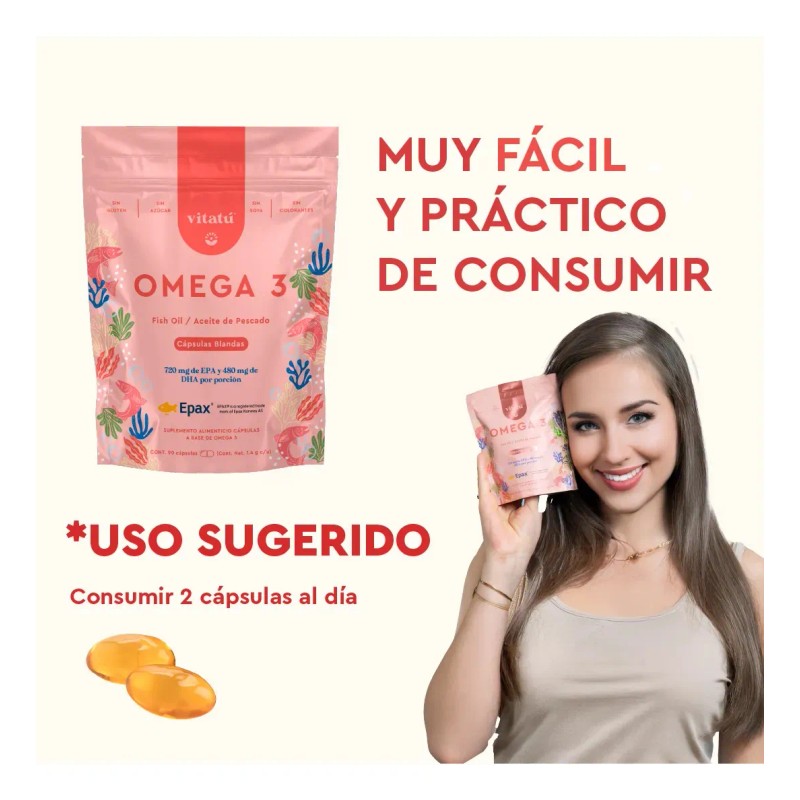Vitatú Omega Salmón Noruego Sabor