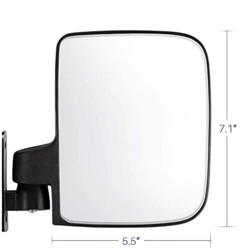 Magnemirror 690 LB RATED MAGNETIC Side Mirror UTV ATV Tow