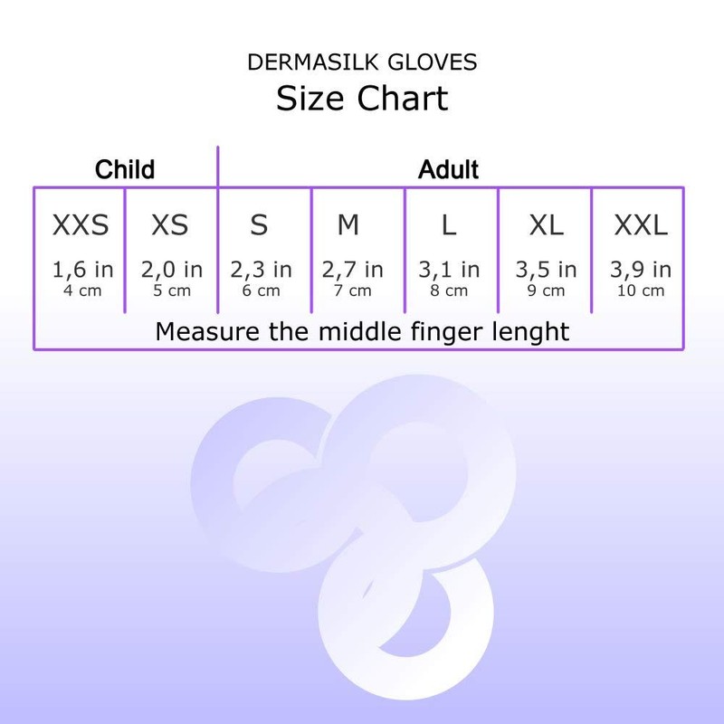 Dermasilk Adult Gloves, Large