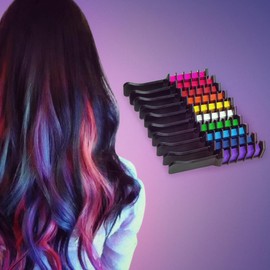 PRECORN Temporäre Haarfarben | Haarkreide Set für Mädchen | Auswaschbare Haarkreide für Fasching, Geburtstage & mehr | Kinder Colorationen | 10 versch. Farben