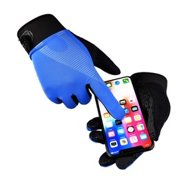 Workout Gloves, Full Palm Protection & Extra Grip, Gym Gloves for Weight Lifting, Training, Fitness, Exercise (Men & Women) … (blue, X-Large)