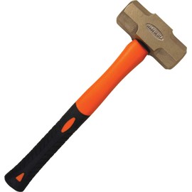 CS Unitec EX104U-0400A Non-Sparking Aluminum Bronze (Albr) 4 Lb Sledge Hammer with Nupla Handle