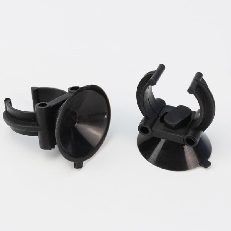 12-Pack Multi-Use Aquarium Suction Mounts , 2.5cm Secure Clips ,
