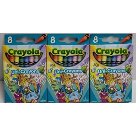 Crayola Uni-Crayons Crayons 8 Count Back to School Supplies Specialty Limited