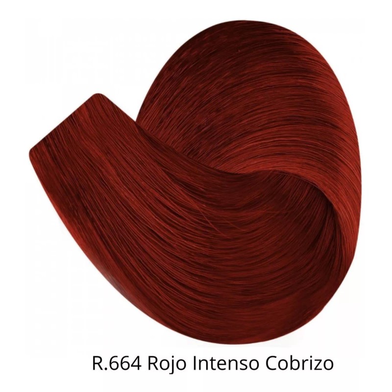 Colortech Tinte Tono Recargado R.664 Rojo Intenso Cobrizo