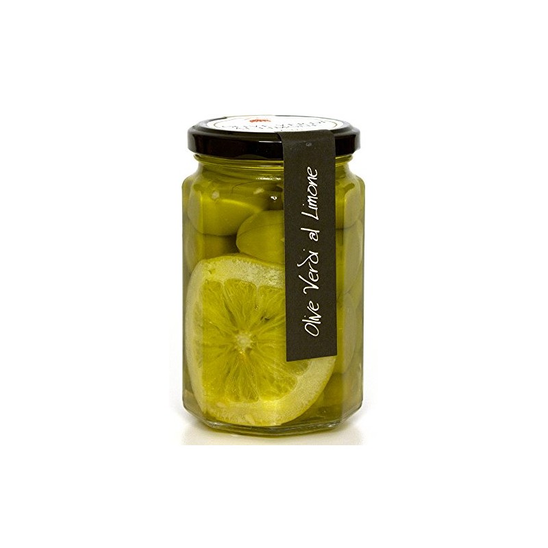 Casina Rossa Squashed Green Olives