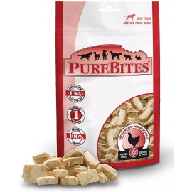 PureBites Freeze Dried Chicken Breast Dog Treats Pack of 3 USA Sourced 3 Oz