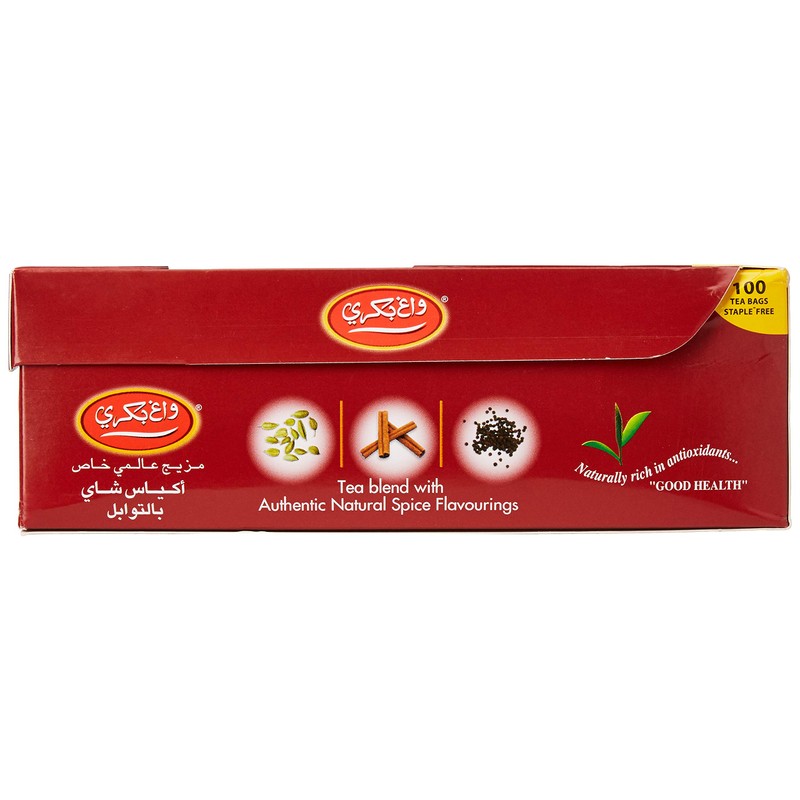 Wagh Bakri Masala Chai Tea Bags with Envelop, 200g