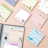 ZCPTZ 9 Pcs Cute Dachshund Notepads 3" x 3" Self-adhesive