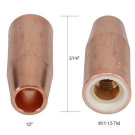STARTECHWELD 21-50 Mig Welding Nozzles 1/2" for Tweco 1, Mini MIG and Lincoln Magnum 100 MIG Weld Gun (5 Pack) 21-50