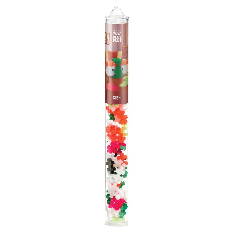 Plus Plus – Sushi – 70 Piece, Construction Building Stem