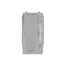 Legrand - Pass & Seymour radiant Dimmer Switch, Interchangeable Face Cover, Grey, HMRKITGRY