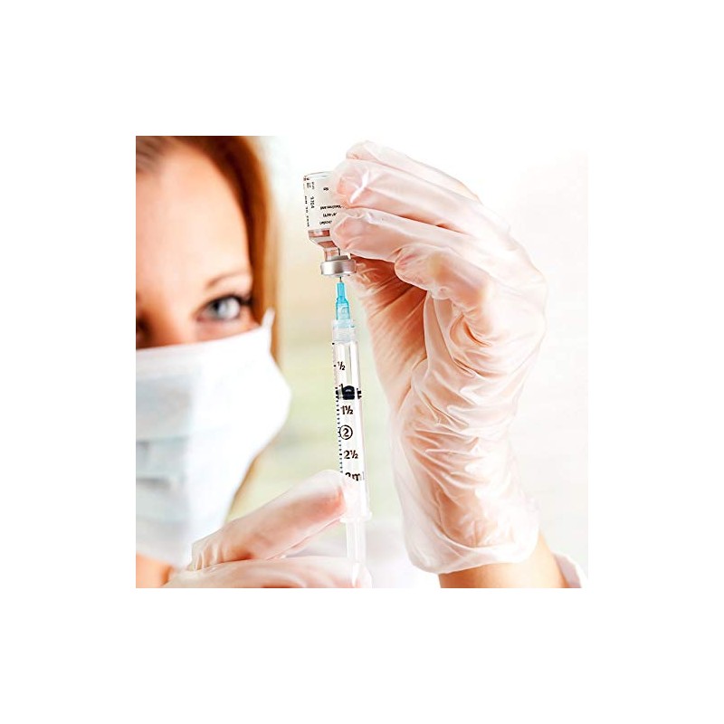 Gloves4u Powder Free Vinyl Gloves - Clear - Large (1