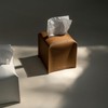 OLETHA Aesthetic Square Tissue Box Cover, Tissues Cube Box Holder,