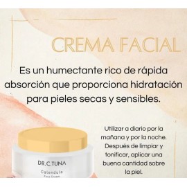 Set Pzas Calendula Crema Facial Tonico Jabón