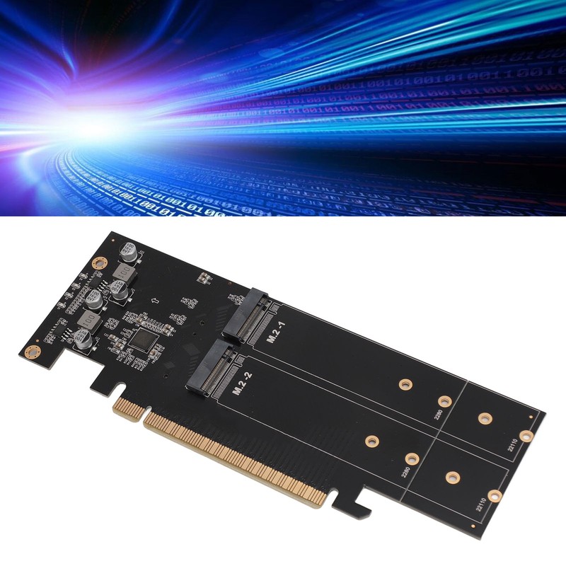 Quad M.2 NVMe to PCIe 4.0 X16 Adapter 4 Port