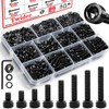 Twidec/1015PCS M3 Screws Assortment Kit,Hex Socket Cap Head Screws M3x6/8/10/12/16/20/25/30mm,12.9