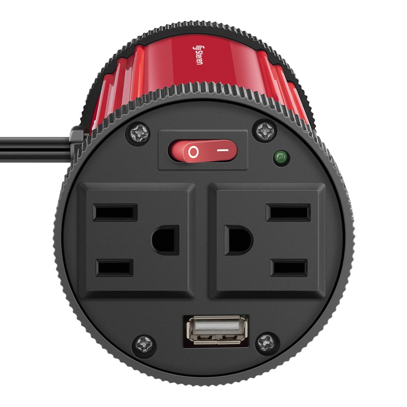 STEREN Inversor D/150W P/Portavasos C/USB