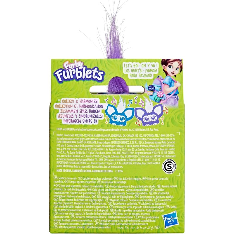 Furby Furblets Star-Lee Mini Friend Electronic Plush Interactive Pets New