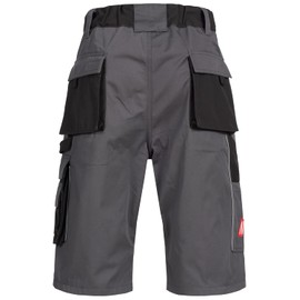 Nitras Motion Tex Plus Women's / Men's Work Shorts Cargo Work Shorts (Nitras Motion Tex Plus) - grey, size: 54