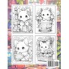  Kawaii Cats Coloring Book: Kawaii Cats Coloring Page, Adorable