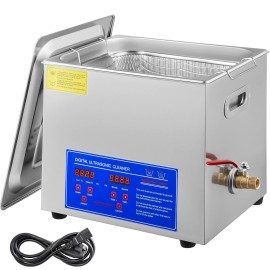 VEVOR Professional Ultrasonic Cleaner, 10L Ultrasonic Jewelry Cleaner with Digit