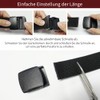 LionVII Mens Elastic Belt 130cm Stretch Belt with Plastic Buckle