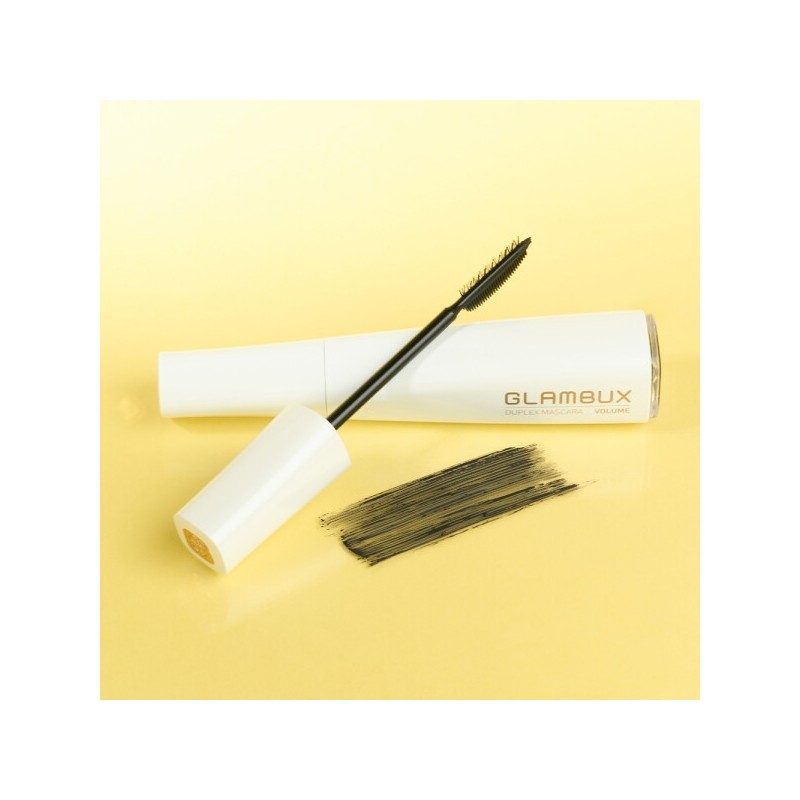 Glambugs Duplex Volume Mascara Waterproof Black Red Brown Black /