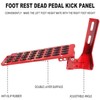 PKEDUO JK Dead Pedal Left Side Driver Foot Rest Pad