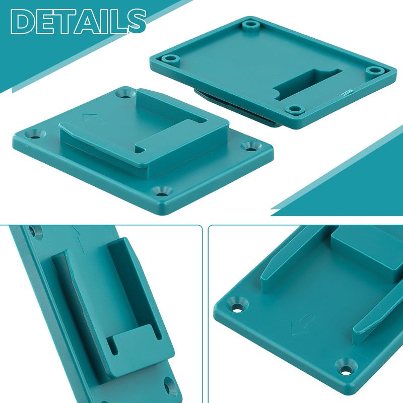 Duronge 8 piece Wall Mount, Drill Power Tools Drill Holder,