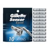 Gillette Sensor Excel Men's Razor Blade Refills, 10 Count