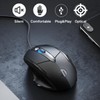 TOMAIDA Wired Mouse,USB Wired Mouse with 3 Buttons Silent Click