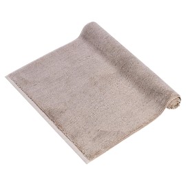 herzbach home Premium Pure Bath Mat 50 x 70 cm 100% Cotton Extra Soft Bath Mat Colour: Sand Grey