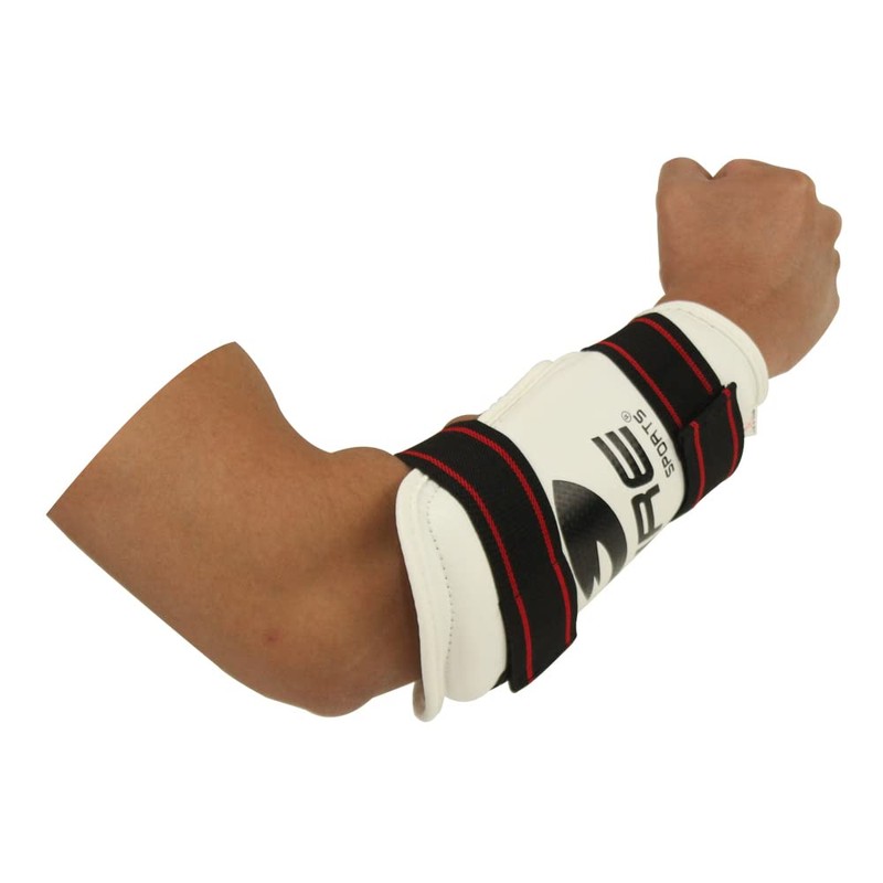 FIRE SPORTS Antebracera de Taekwondo Proteccion Taekwondo Artes Marciales Blanco