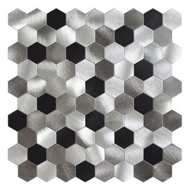 Decopus Tile Backsplash with Antique Look - (Hexagon） Copper Backsplash Peel and Stick, DIY Wall Modelling - Luxury Style, Affordable, Ideal for Kitchen, Bathroom, Stairway, Mirrors - Non Grout