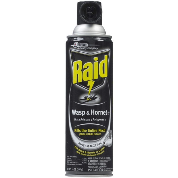 Raid Wasp & Hornet Killer Spray 14 oz (Pack of 5)