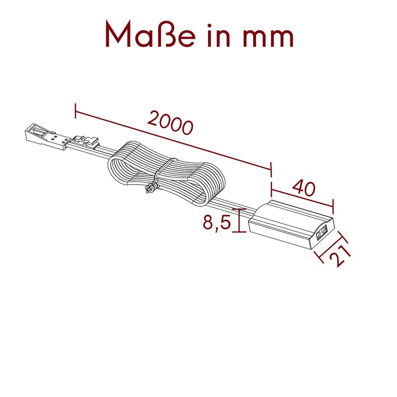 kalb | IR Door Switch Contact Snap for LED Light