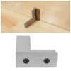 eMagTech DIN875/2 Precision Machinist Square Ruler Carbon Steel Angle Ruler