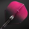 L-Style Champagne Flight Pro Twotone Black Shape Pink