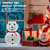 HEISOK Christmas Decorations Snowman Solar Lantern - Snowman Solar Hanging