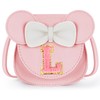 URSKYTOUS Toddler Purse Gifts for Girl Kids Little Initial Mouse