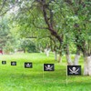JKAVPPT 12 Pack Pirate Jack Rackham Stick Flag Small Mini