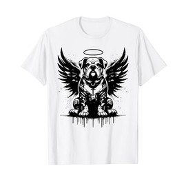 Bulldog With Wings Of An Angel Men Women T-Shirt