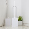 Aisen Industrial Toilet Brush with Handle with Case, White 3.6