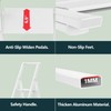 WOA WOA 4 Step Ladder, Ladders for Home, Anti-Slip Pedals,