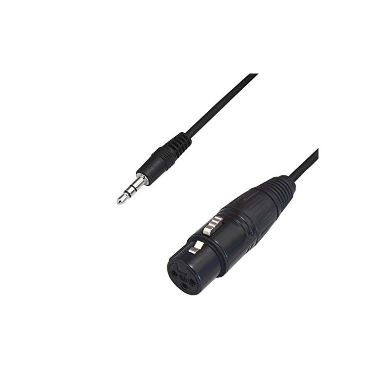 F-Factory FNT-XT-73015S 3.5mm TRS Mini Plug (Male) to XLR (Cannon