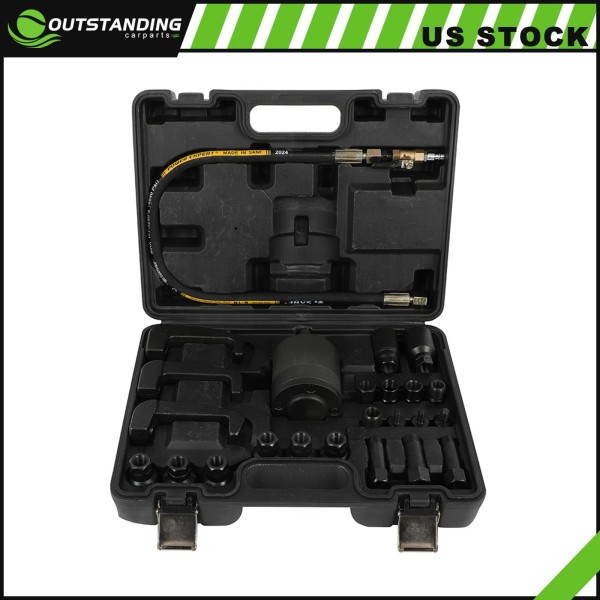 Outstanding-Carparts 24pcs Pneumatic Puller Set Extractor Tool Kit For Diesel