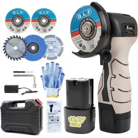 Unbranded Cordless Brush Angle Grinder Kit 19500rpm Mini Electric Angle Grinding Tool