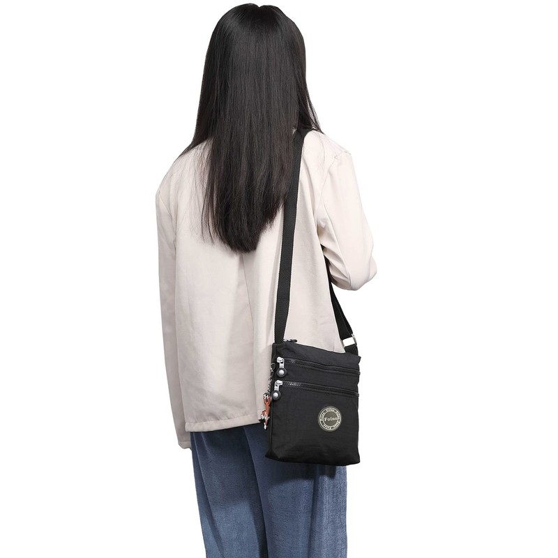 Foino Women's 910 Shoulder Bag, Black, Medium